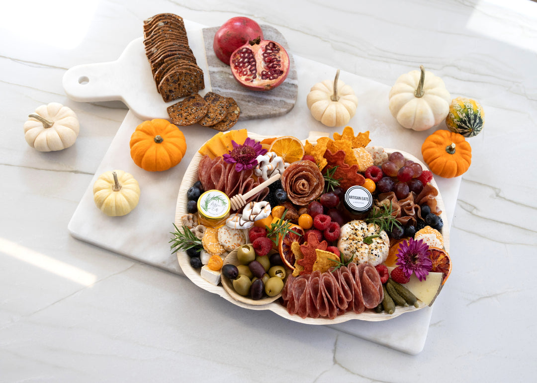 Thanksgiving Pumpkin Charcuterie Grazing Platter