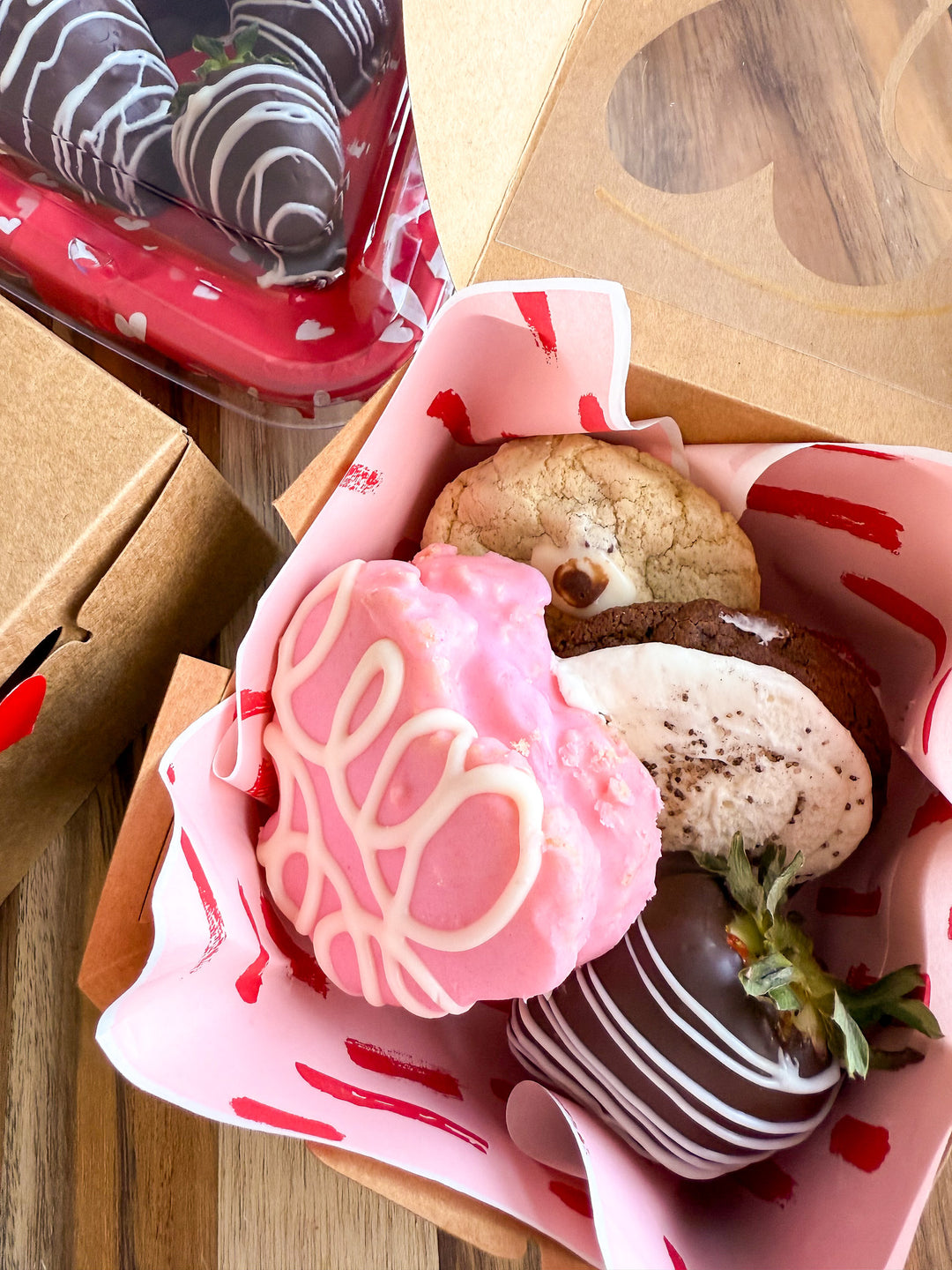 Cupid's Cookie Box - Locally Sourced Via Sticky Fingers IC