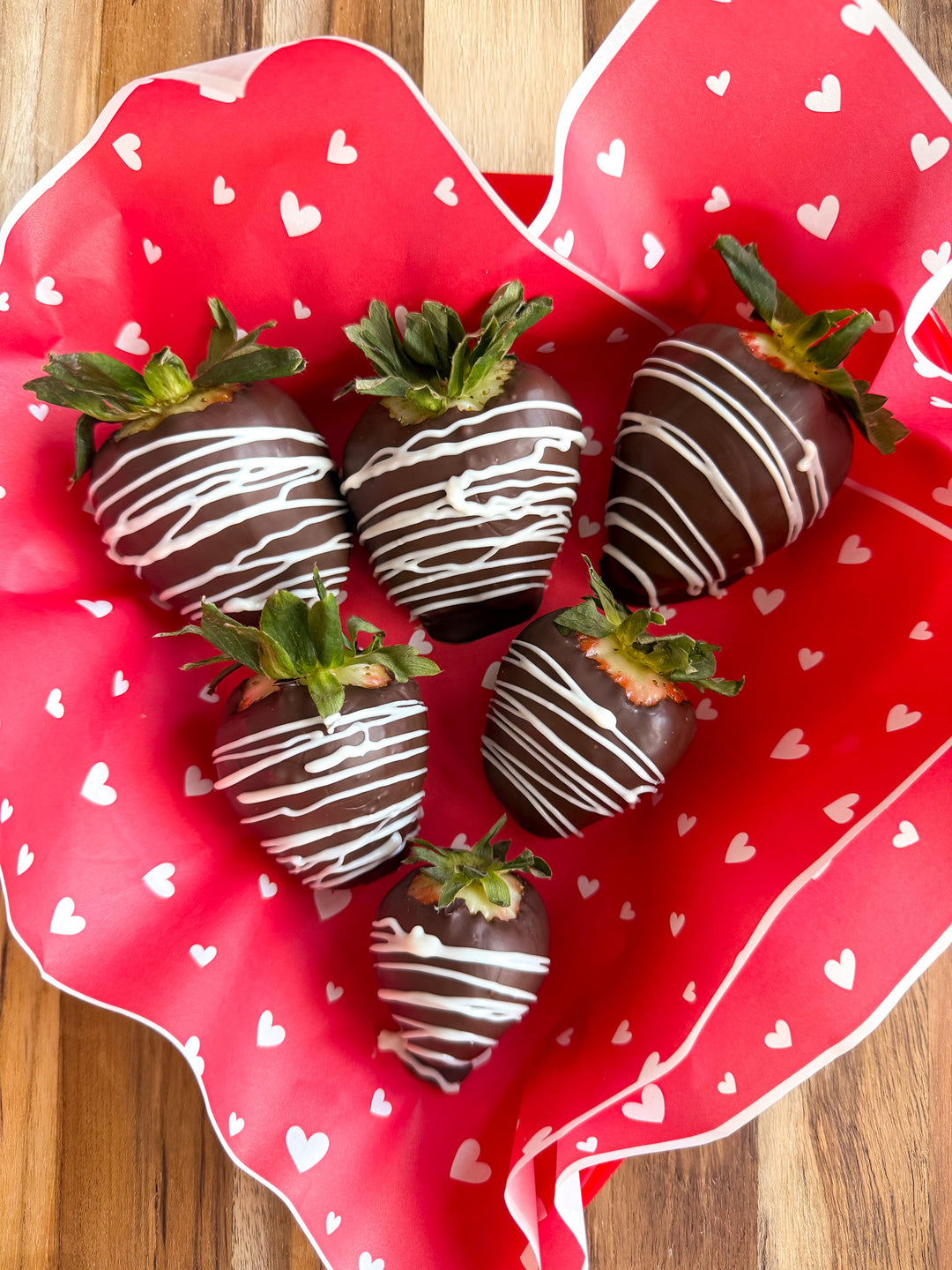 Chocolate Covered Strawberries - 6 count - Locally Sourced Via Sticky Fingers IC