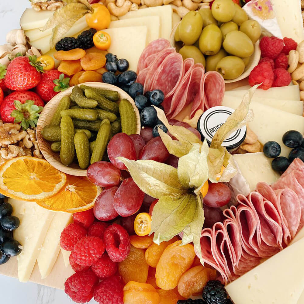 Artisan Eats charcuterie platters for weddings, corporate events, and celebrations in Columbus, Ohio.