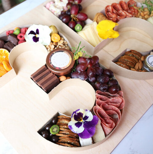 Number & Letter Charcuterie Boxes - Sharecuterie Grazing Boxes and Boards